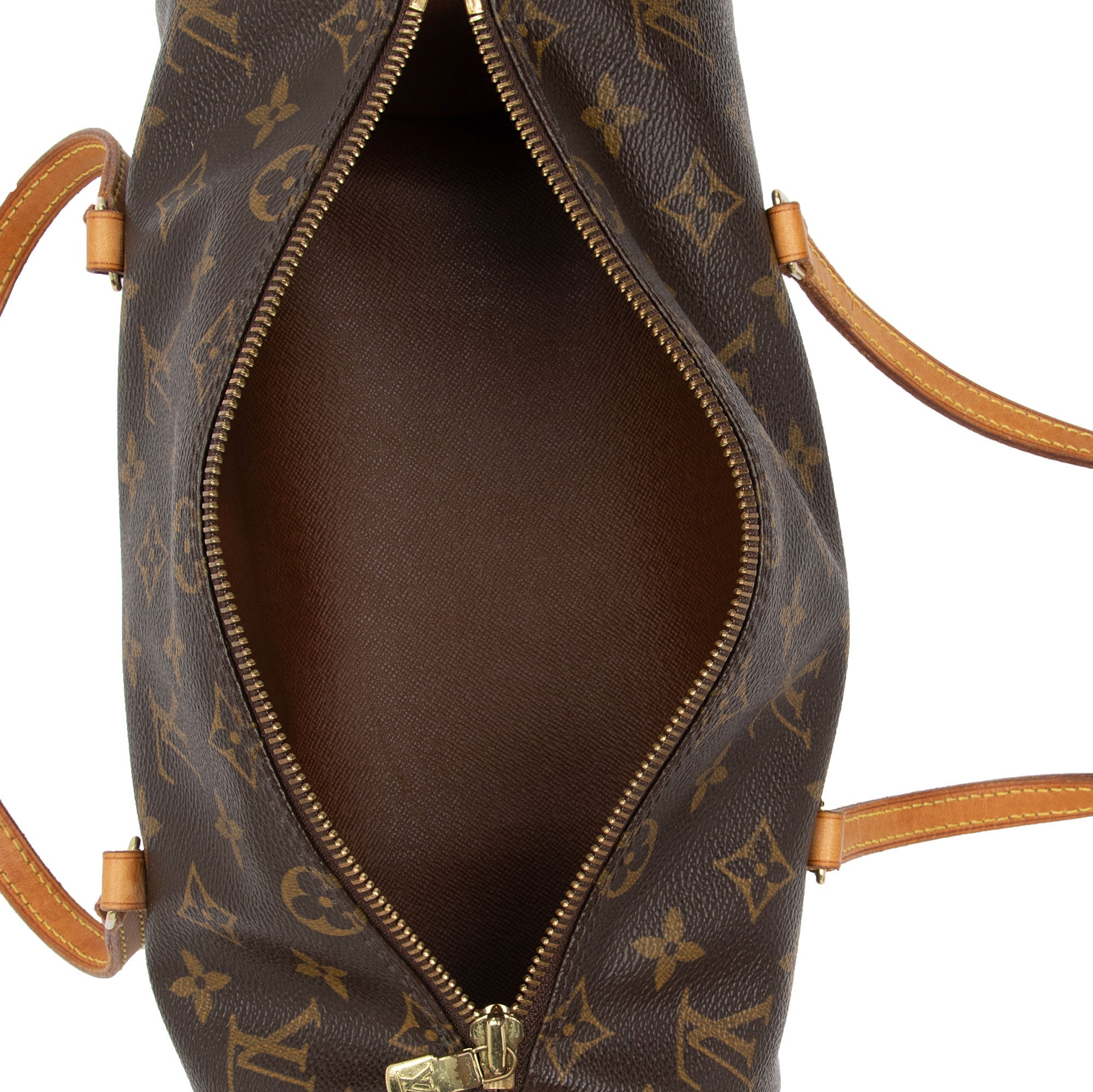 Louis Vuitton Vintage Monogram Canvas Papillon 26 Satchel (fESYaa) - Image 7