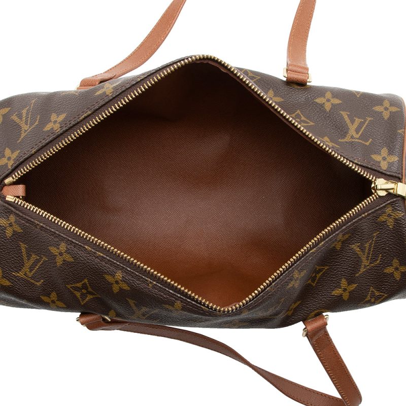 Louis Vuitton Vintage Monogram Canvas Papillon 30 Satchel (13723) - Image 7