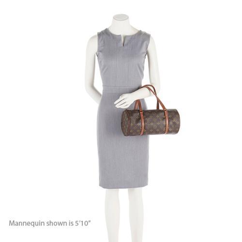 Louis Vuitton Vintage Monogram Canvas Papillon 30 Satchel (13723) - Image 5