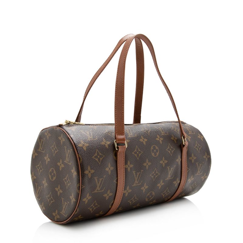 Louis Vuitton Vintage Monogram Canvas Papillon 30 Satchel (13723) - Image 2