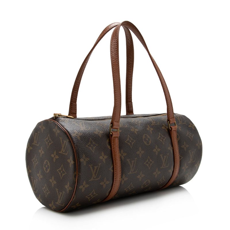 Louis Vuitton Vintage Monogram Canvas Papillon 30 Satchel (16151) - Image 2