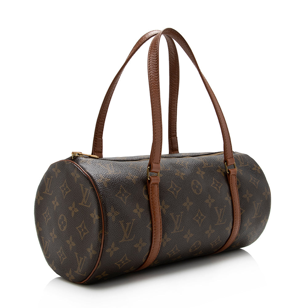 Louis Vuitton Vintage Monogram Canvas Papillon 30 Satchel (16151) - Image 2