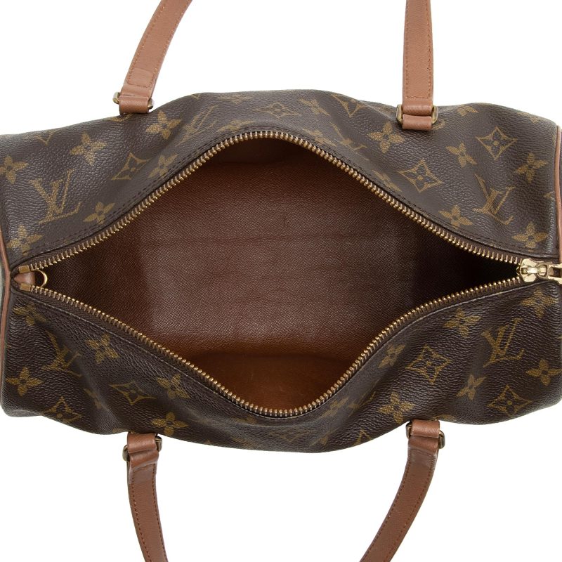 Louis Vuitton Vintage Monogram Canvas Papillon 30 Satchel (22747) - Image 7