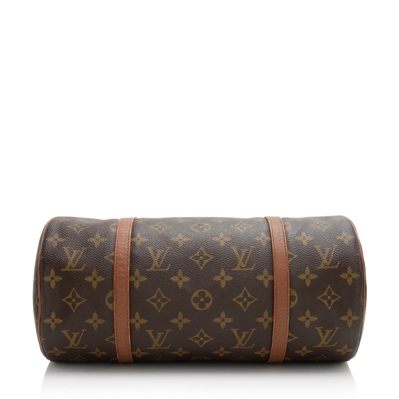 Louis Vuitton Vintage Monogram Canvas Papillon 30 Satchel (22751) - Image 4