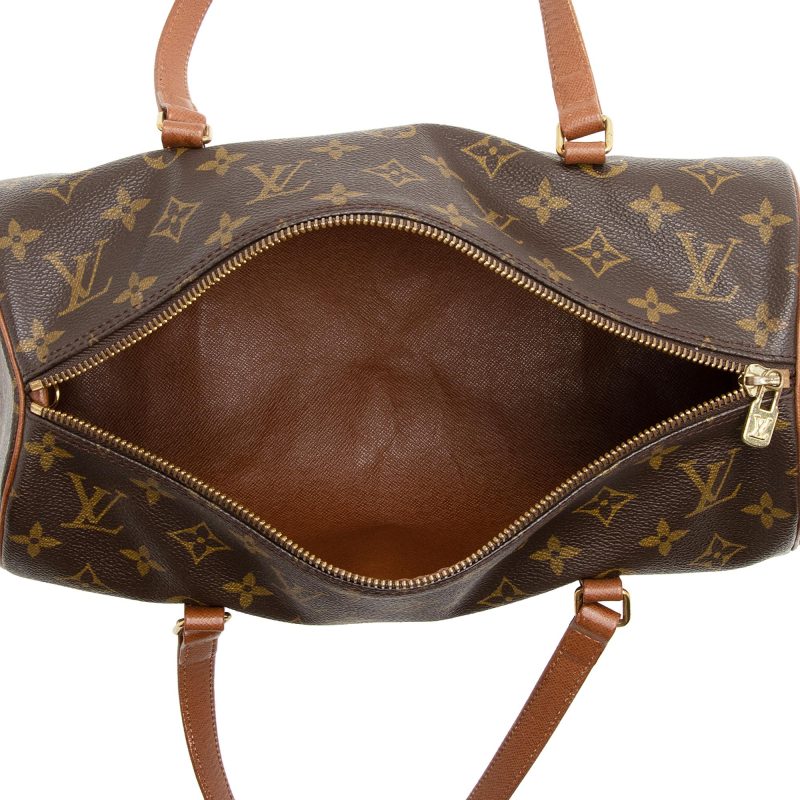 Louis Vuitton Vintage Monogram Canvas Papillon 30 Satchel (22751) - Image 7