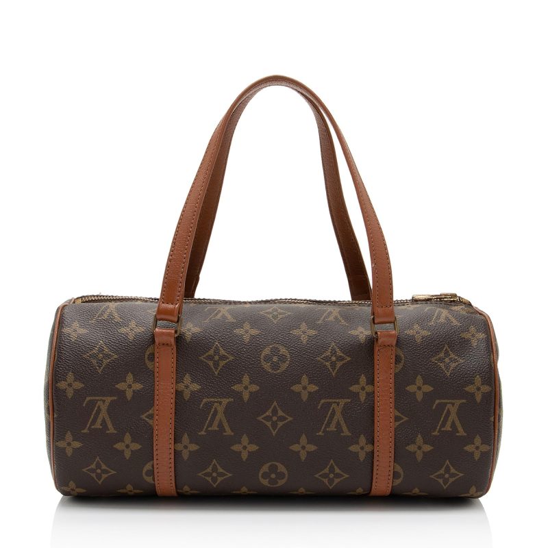 Louis Vuitton Vintage Monogram Canvas Papillon 30 Satchel (WkMAHy) - Image 3