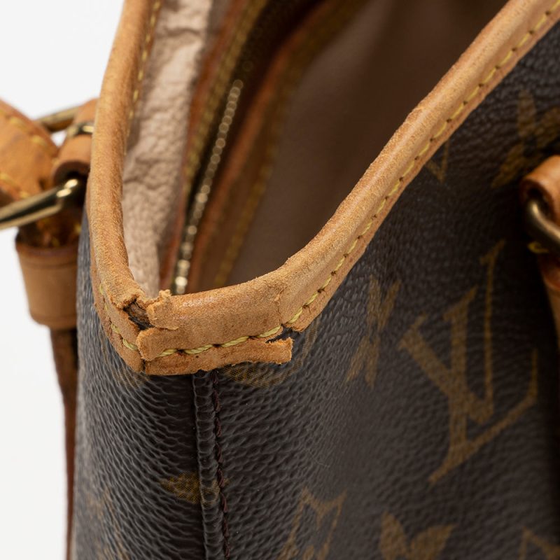 Louis Vuitton Vintage Monogram Canvas Petit Bucket Tote (16436) - Image 9