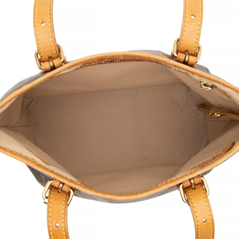 Louis Vuitton Vintage Monogram Canvas Petit Bucket Tote (16436) - Image 7