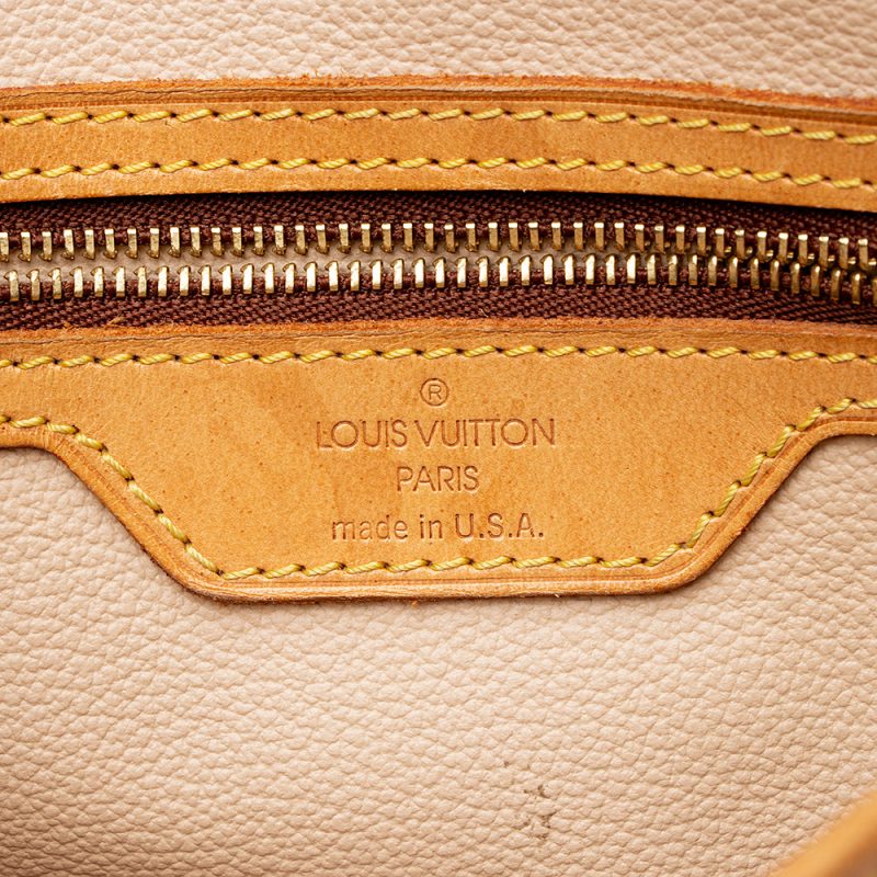 Louis Vuitton Vintage Monogram Canvas Petit Bucket Tote (21631) - Image 8