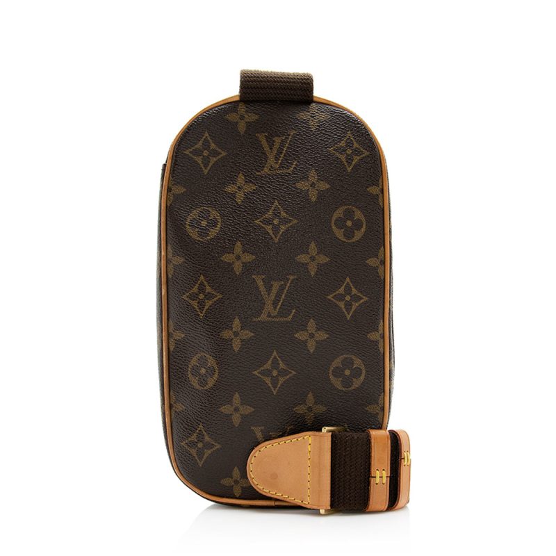 Louis Vuitton Vintage Monogram Canvas Pochette Gange Sling Bag (20873) - Image 3
