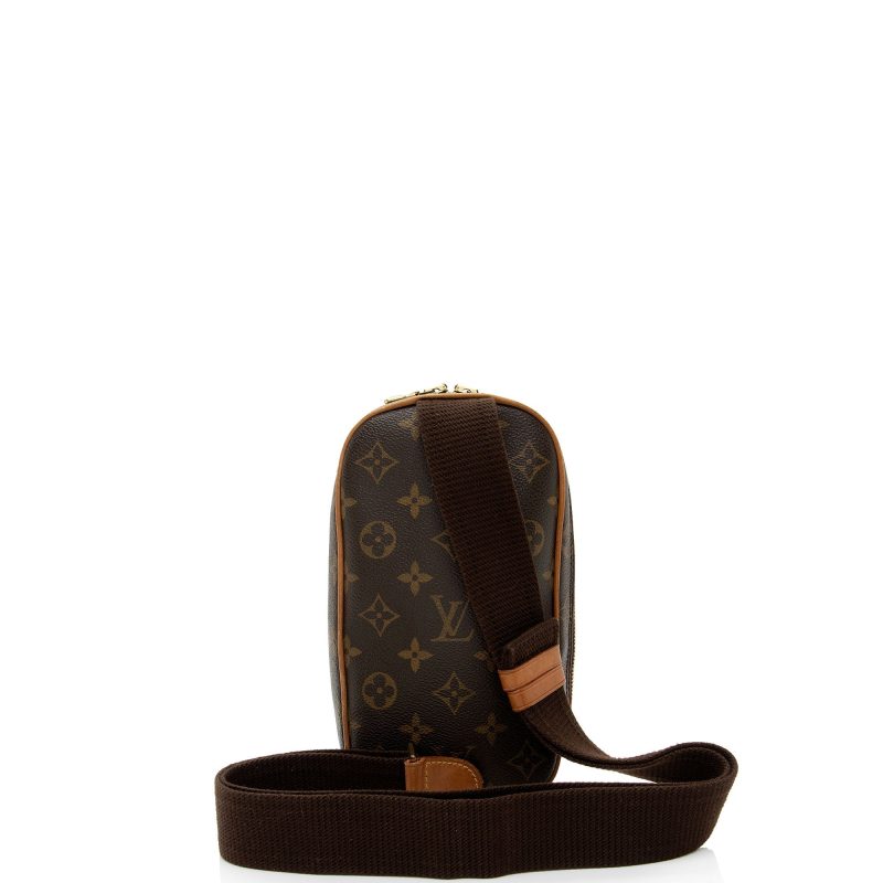 Louis Vuitton Vintage Monogram Canvas Pochette Gange Sling Bag (BjNVCp) - Image 3