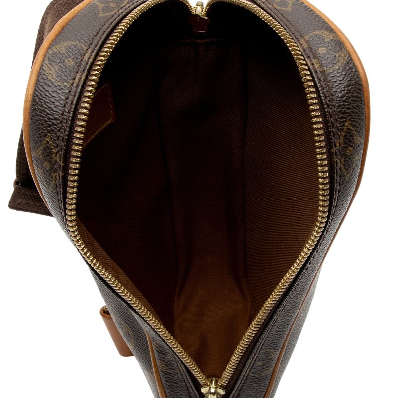Louis Vuitton Vintage Monogram Canvas Pochette Gange Sling Bag (BjNVCp) - Image 7