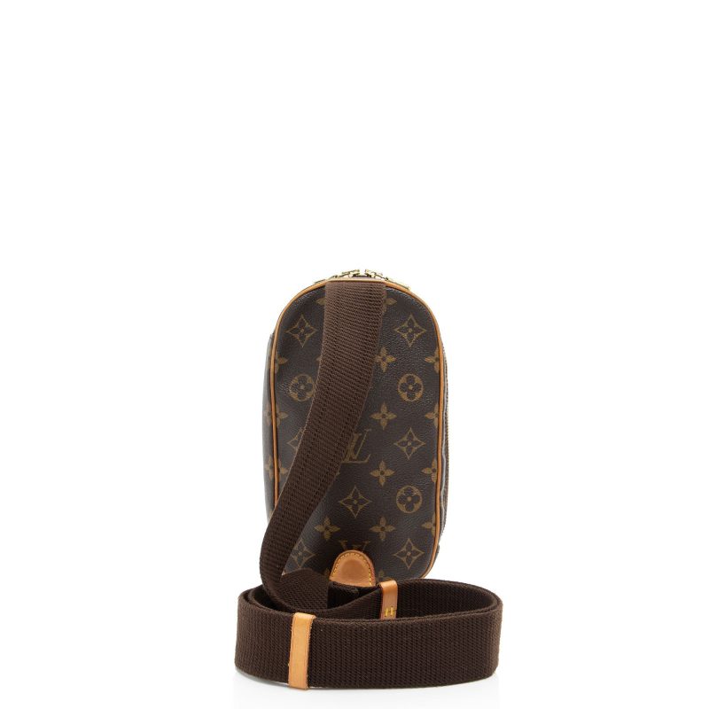 Louis Vuitton Vintage Monogram Canvas Pochette Gange Sling Bag (3940G2) - Image 3