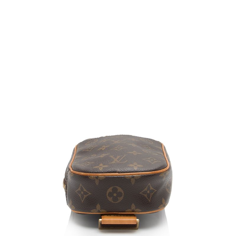 Louis Vuitton Vintage Monogram Canvas Pochette Gange Sling Bag (3940G2) - Image 4