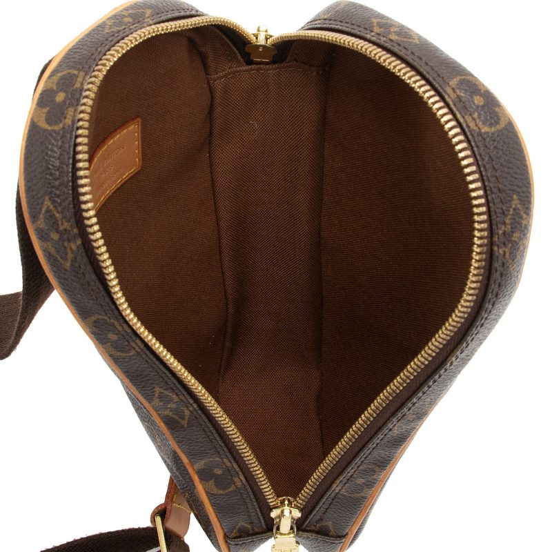 Louis Vuitton Vintage Monogram Canvas Pochette Gange Sling Bag (3940G2) - Image 7
