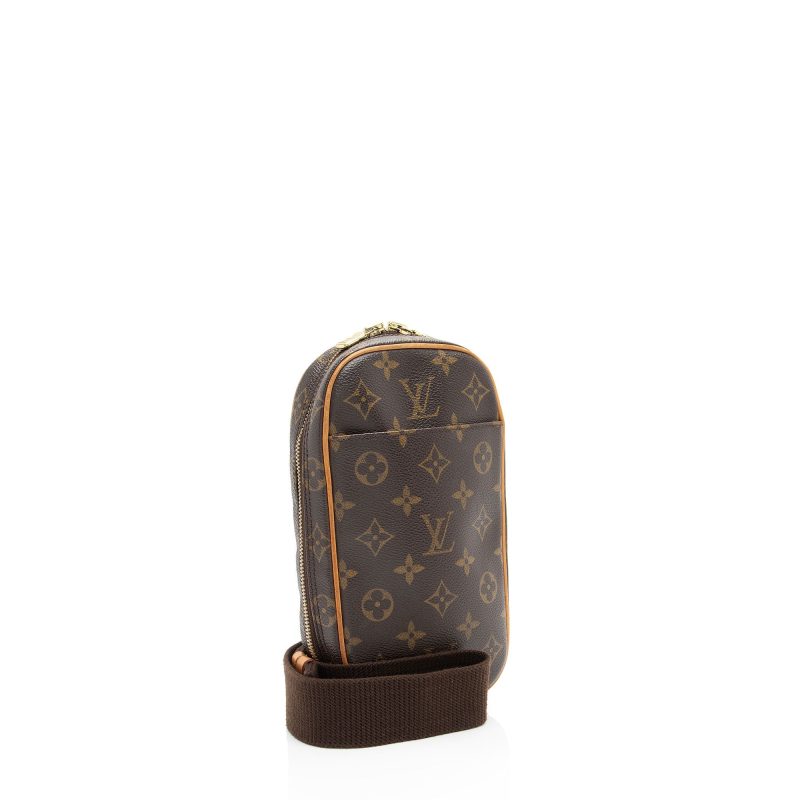 Louis Vuitton Vintage Monogram Canvas Pochette Gange Sling Bag (3940G2) - Image 2