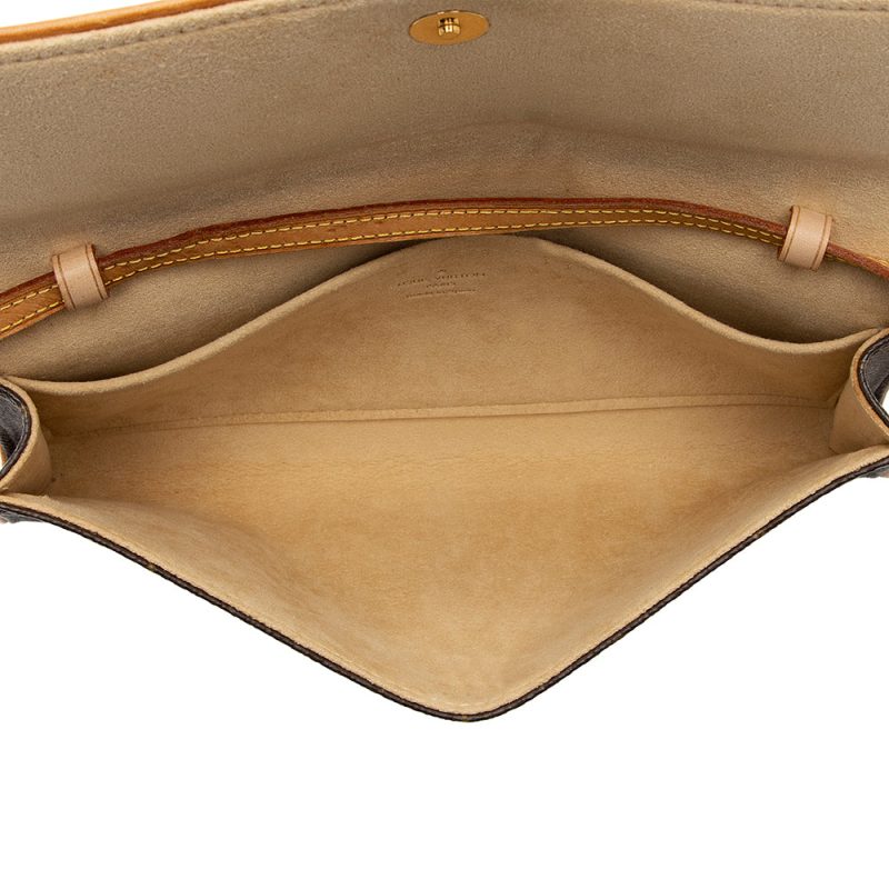 Louis Vuitton Vintage Monogram Canvas Pochette Twin GM Shoulder Bag (18399) - Image 7