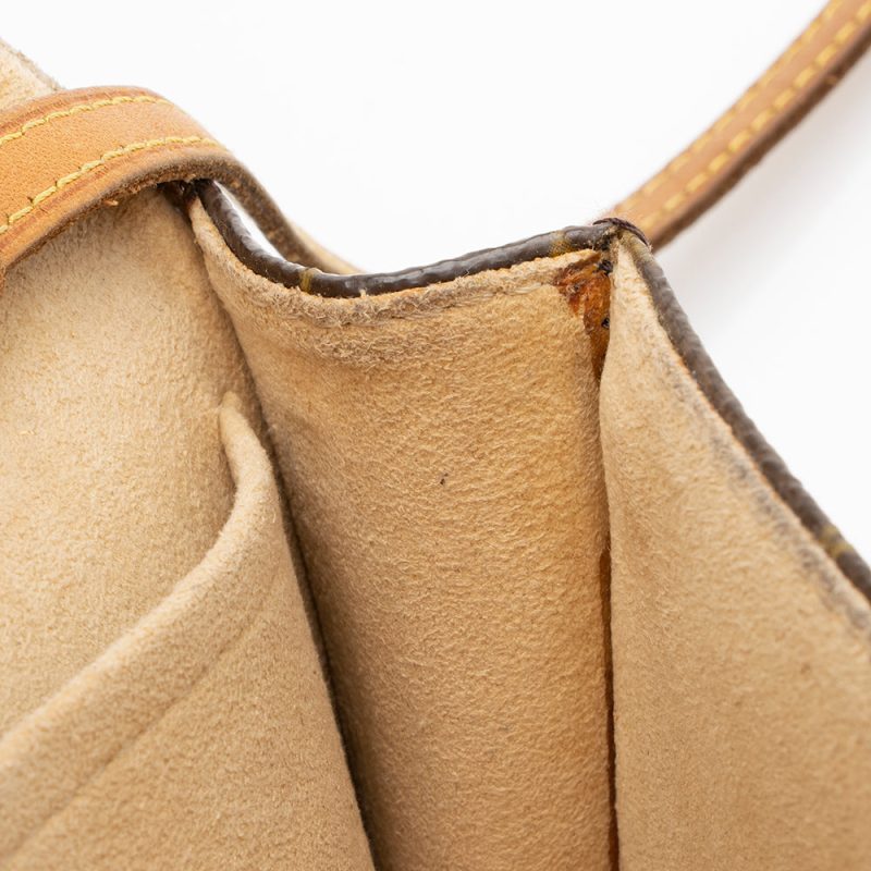 Louis Vuitton Vintage Monogram Canvas Pochette Twin GM Shoulder Bag (18031) - Image 8