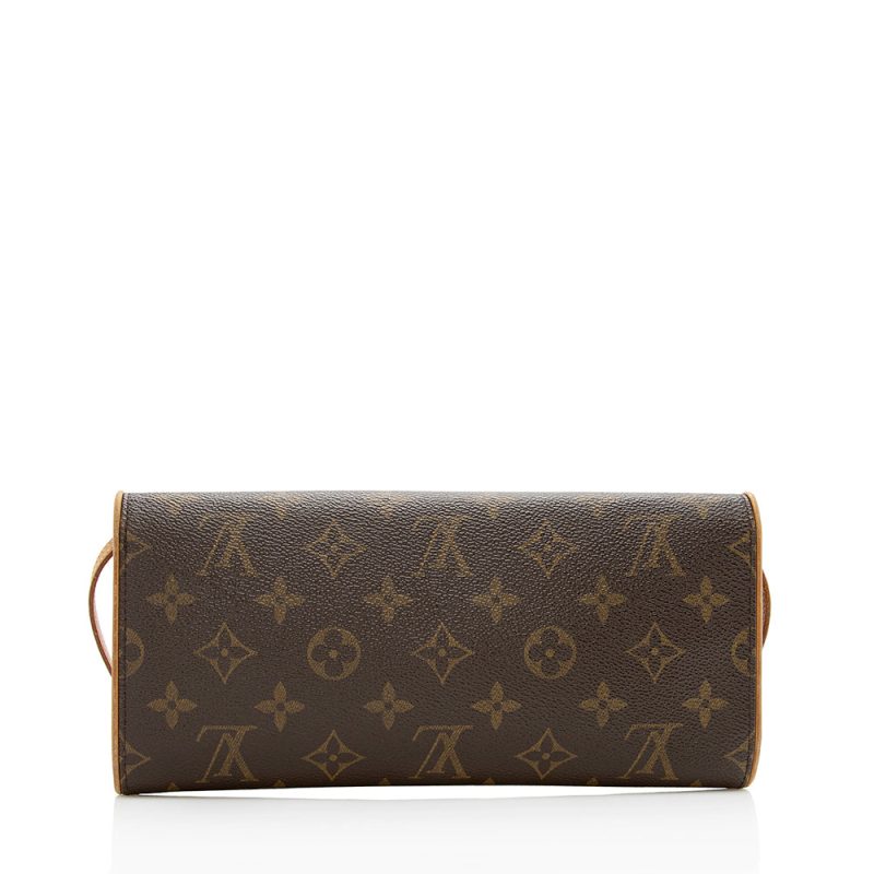 Louis Vuitton Vintage Monogram Canvas Pochette Twin GM Shoulder Bag (20313) - Image 3