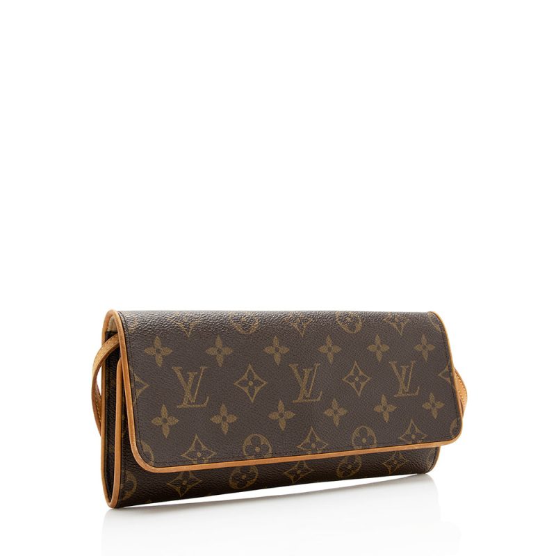 Louis Vuitton Vintage Monogram Canvas Pochette Twin GM Shoulder Bag (20313) - Image 2