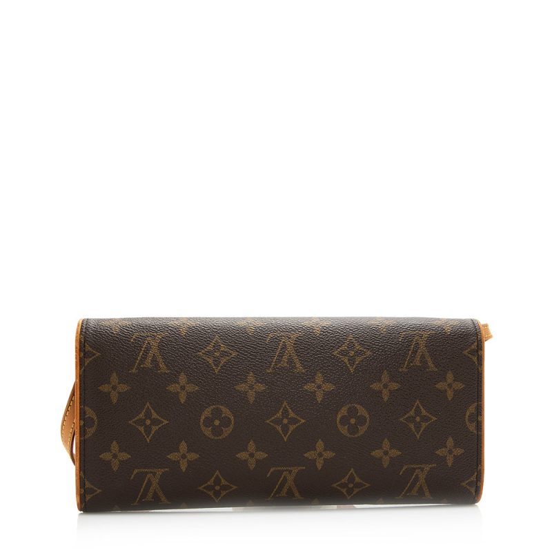 Louis Vuitton Vintage Monogram Canvas Pochette Twin GM Shoulder Bag (20305) - Image 3