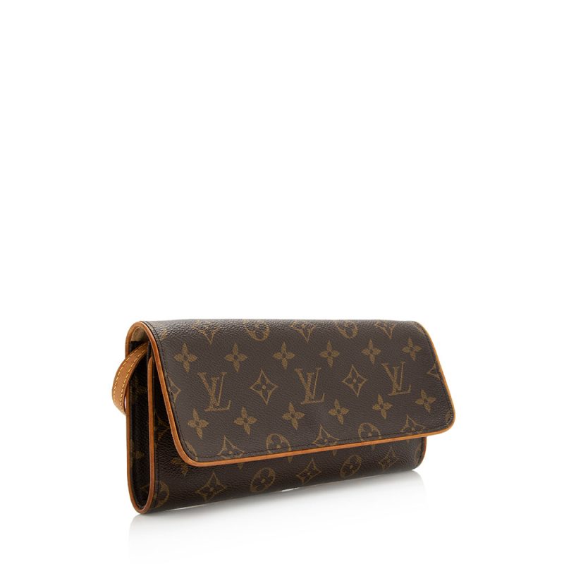 Louis Vuitton Vintage Monogram Canvas Pochette Twin GM Shoulder Bag (20305) - Image 2