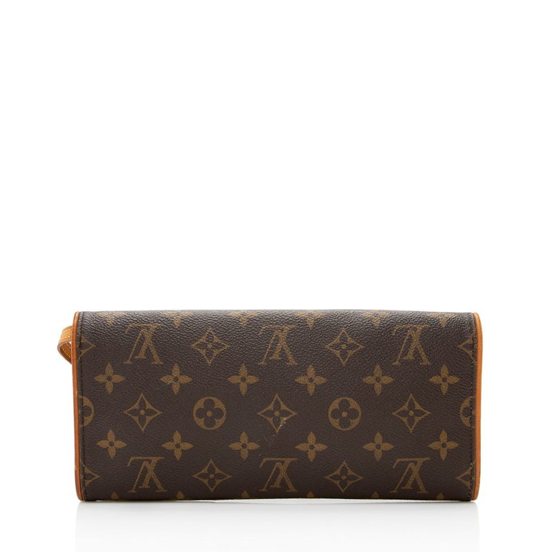 Louis Vuitton Vintage Monogram Canvas Pochette Twin GM Shoulder Bag (20791) - Image 3
