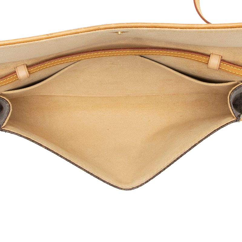 Louis Vuitton Vintage Monogram Canvas Pochette Twin GM Shoulder Bag (20795) - Image 7