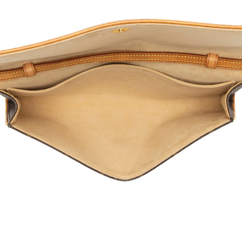 Louis Vuitton Vintage Monogram Canvas Pochette Twin GM Shoulder Bag (20796) - Image 7
