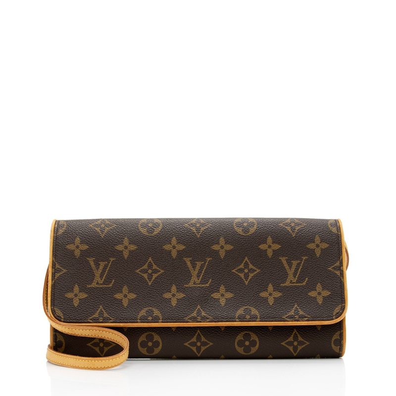 Louis Vuitton Vintage Monogram Canvas Pochette Twin GM Shoulder Bag (lrMdPe)