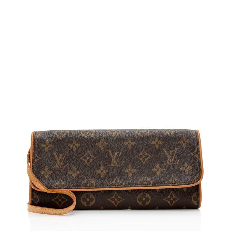 Louis Vuitton Vintage Monogram Canvas Pochette Twin GM Shoulder Bag (to1955)