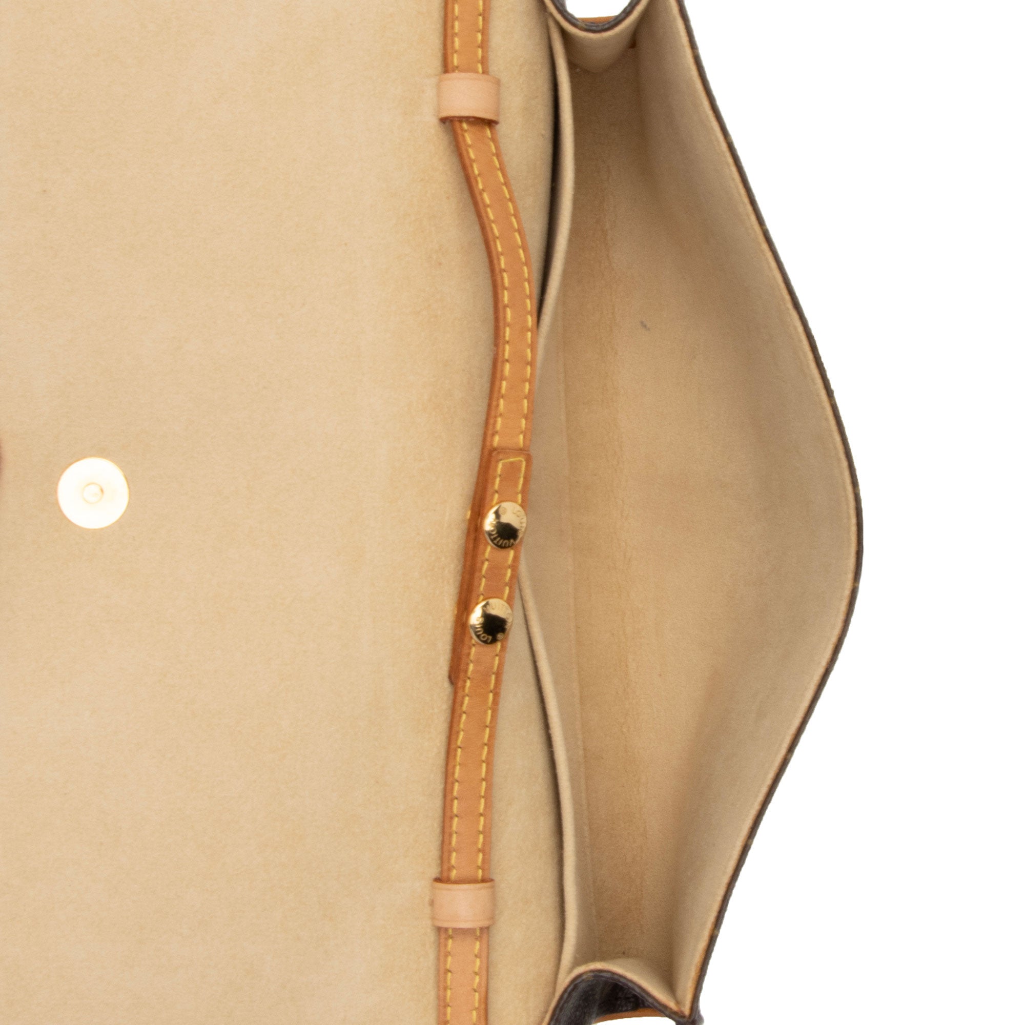 Louis Vuitton Vintage Monogram Canvas Pochette Twin GM Shoulder Bag (to1955) - Image 7