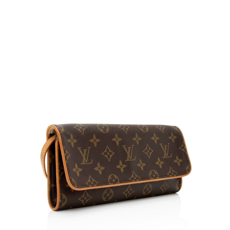 Louis Vuitton Vintage Monogram Canvas Pochette Twin GM Shoulder Bag (to1955) - Image 2