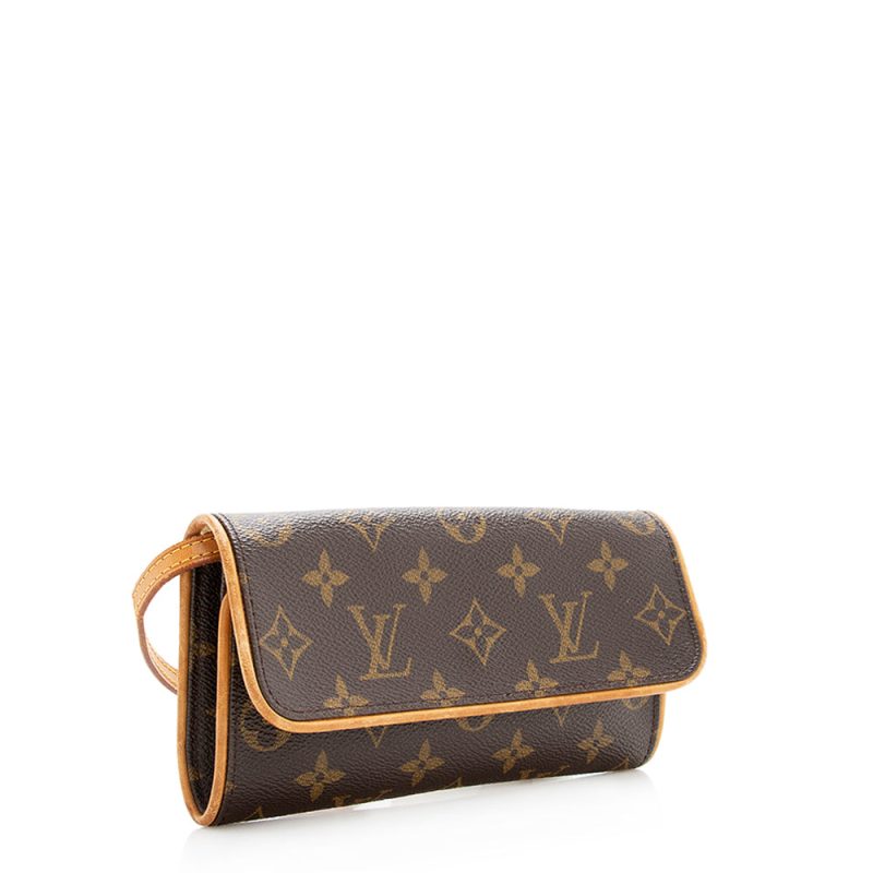 Louis Vuitton Vintage Monogram Canvas Pochette Twin PM Shoulder Bag (19641) - Image 2