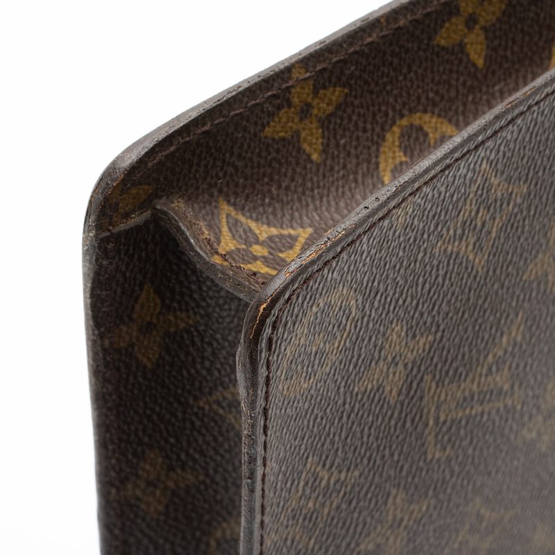 Louis Vuitton Vintage Monogram Canvas Porte Documents Senateur Clutch (7sLzA4) - Image 9