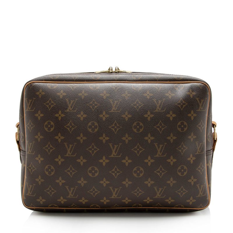 Louis Vuitton Vintage Monogram Canvas Reporter GM Messenger Bag (16343) - Image 3