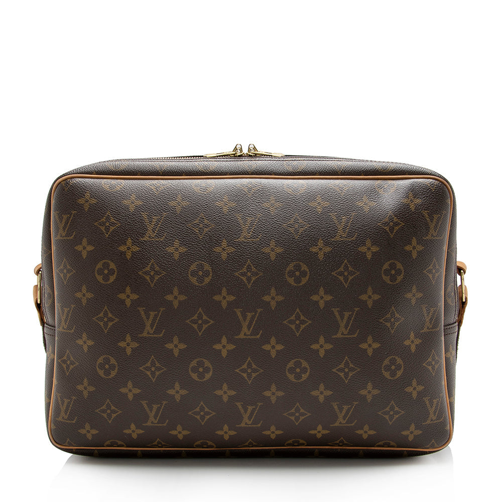Louis Vuitton Vintage Monogram Canvas Reporter GM Messenger Bag (16343) - Image 3