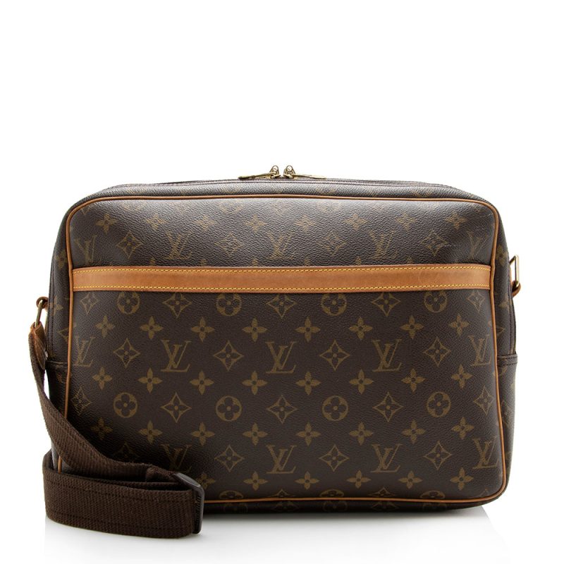 Louis Vuitton Vintage Monogram Canvas Reporter GM Messenger Bag (16343)