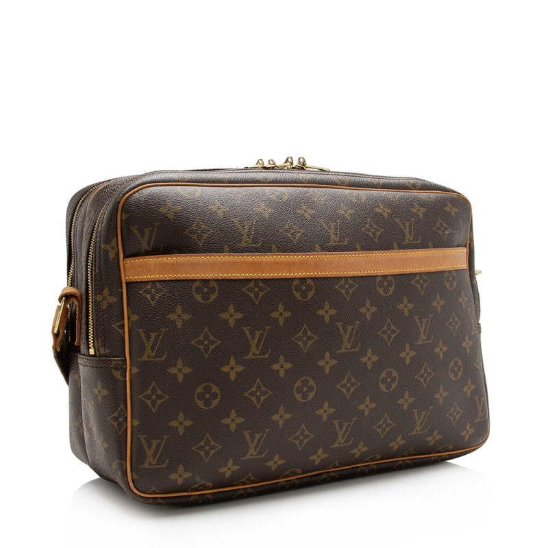 Louis Vuitton Vintage Monogram Canvas Reporter GM Messenger Bag (16343) - Image 2