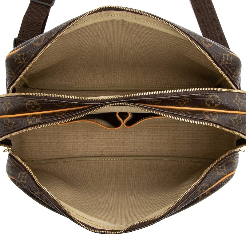 Louis Vuitton Vintage Monogram Canvas Reporter GM Messenger Bag (23072) - Image 7