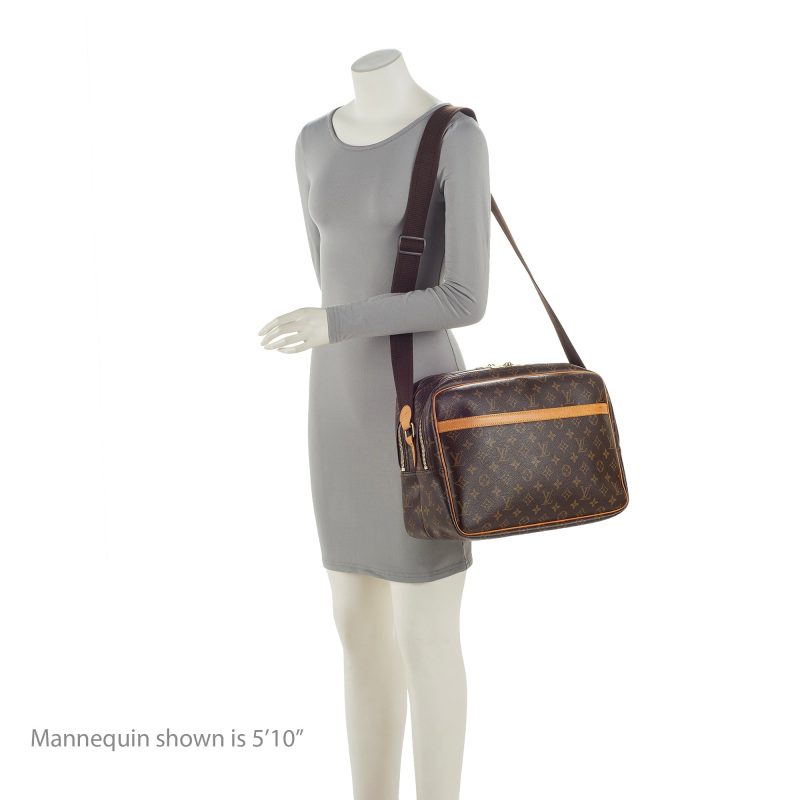 Louis Vuitton Vintage Monogram Canvas Reporter GM Messenger Bag (23072) - Image 5