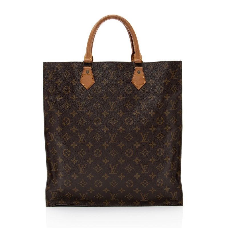 Louis Vuitton Vintage Monogram Canvas Sac Plat Tote (0aeAOb) - Image 3