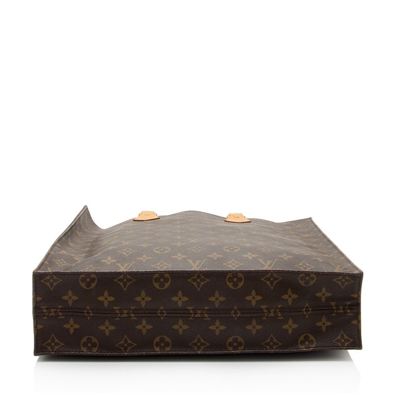 Louis Vuitton Vintage Monogram Canvas Sac Plat Tote (wc7X4x) - Image 4