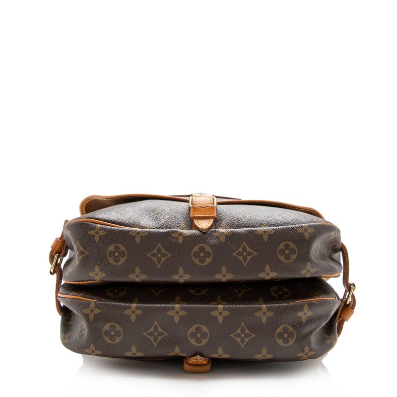 Louis Vuitton Vintage Monogram Canvas Saumur 30 Messenger Bag (14248) - Image 4