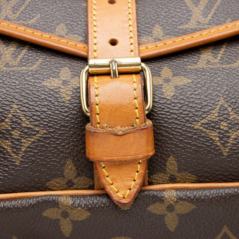 Louis Vuitton Vintage Monogram Canvas Saumur 30 Messenger Bag (14248) - Image 10