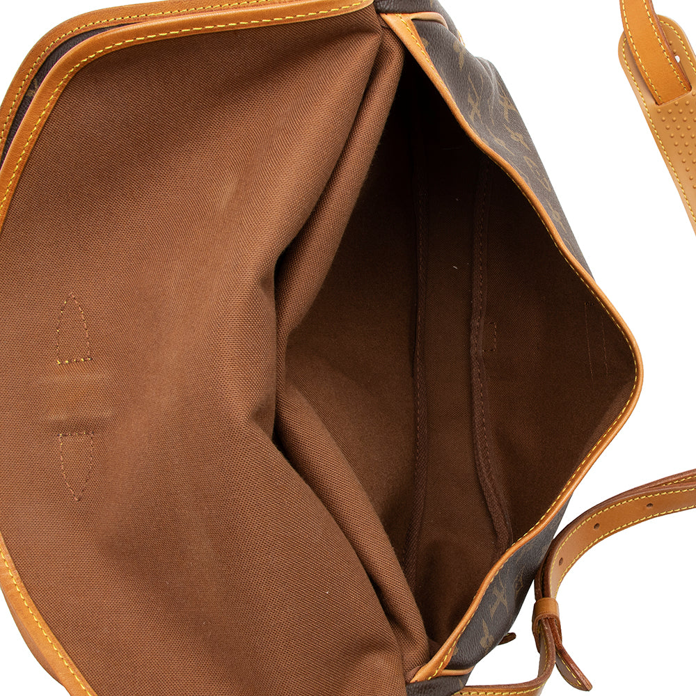 Louis Vuitton Vintage Monogram Canvas Saumur 30 Messenger Bag (14248) - Image 7