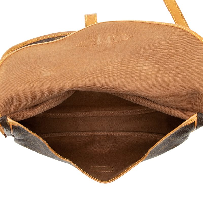 Louis Vuitton Vintage Monogram Canvas Saumur 30 Messenger Bag (19484) - Image 8