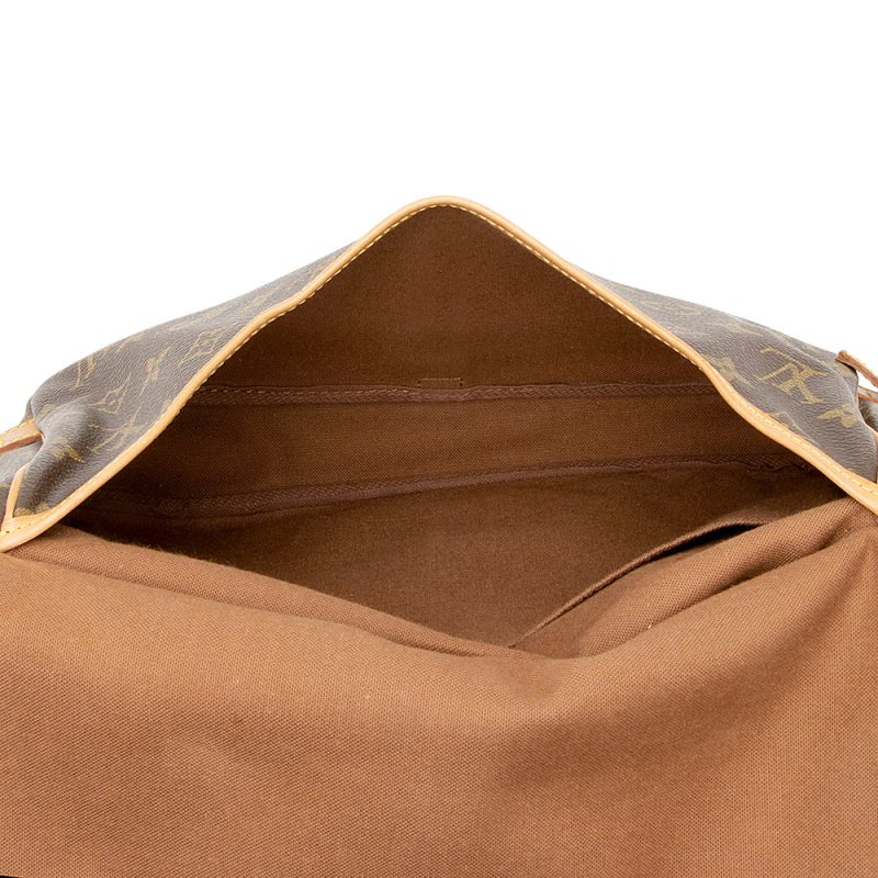 Louis Vuitton Vintage Monogram Canvas Saumur 30 Messenger Bag (20788) - Image 7
