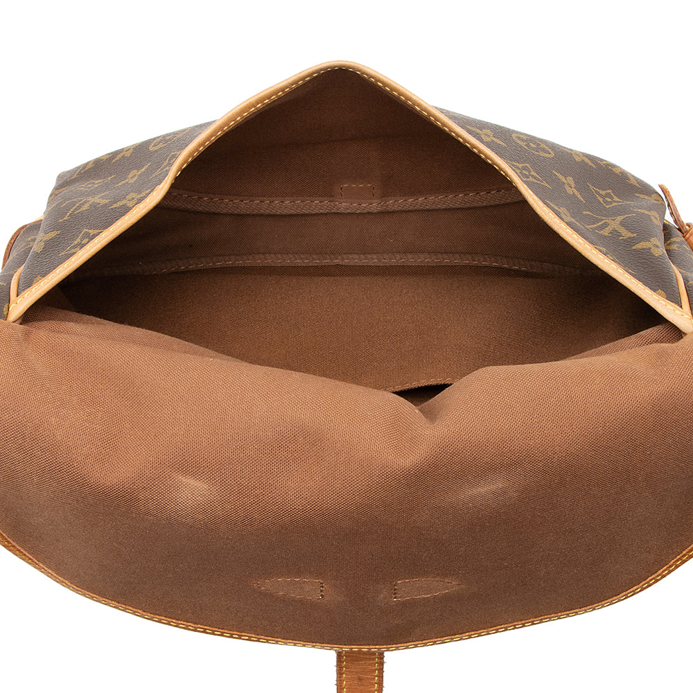 Louis Vuitton Vintage Monogram Canvas Saumur 30 Messenger Bag (21014) - Image 7