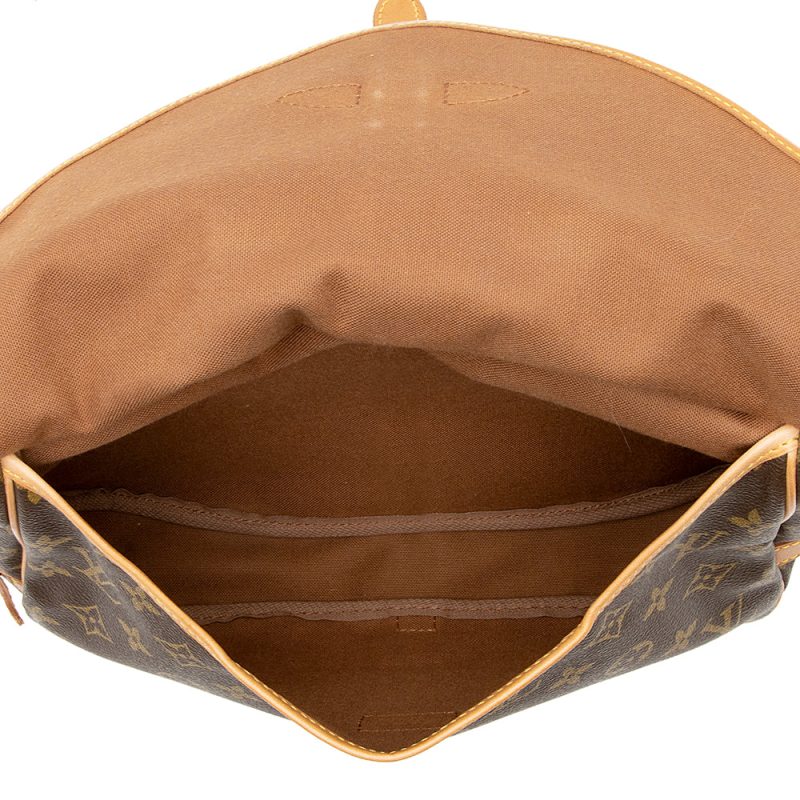 Louis Vuitton Vintage Monogram Canvas Saumur 30 Messenger Bag (20797) - Image 8